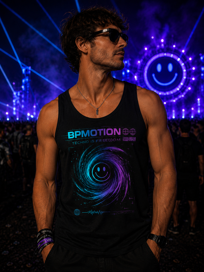 BPMOTION Techno Is Freedom Tank Top