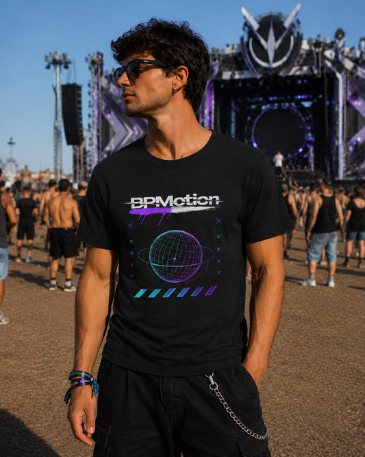 BPMOTION T-Shirt Neon Orbit