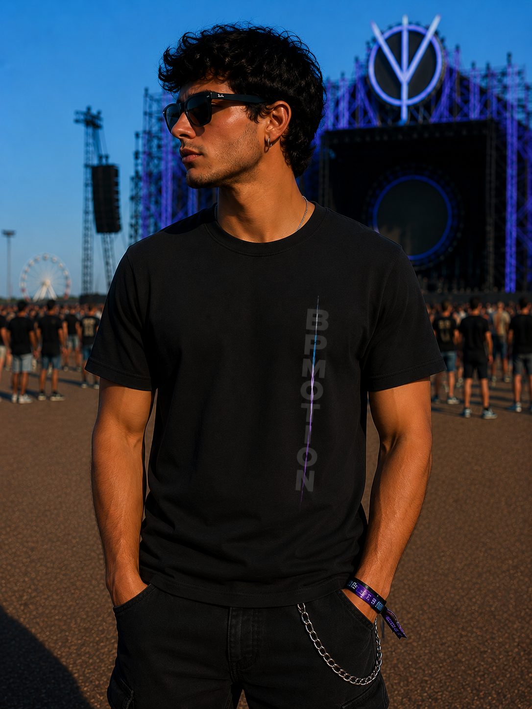 BPMOTION Vertical Neon T-Shirt