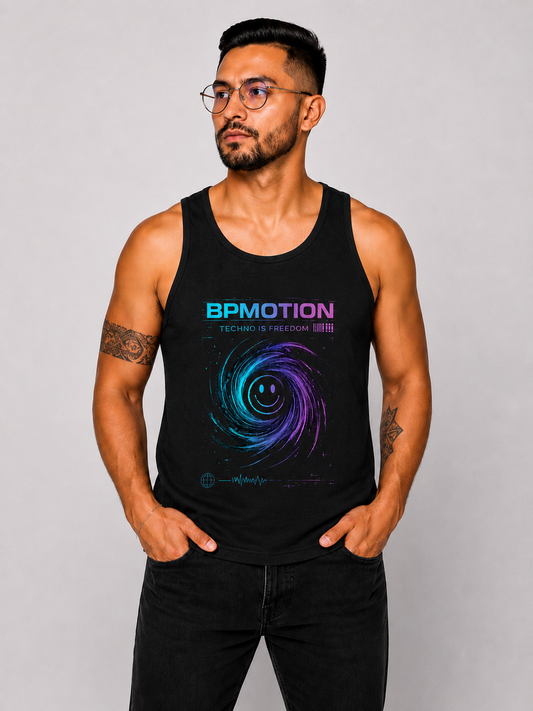 BPMOTION Techno Is Freedom Tank Top