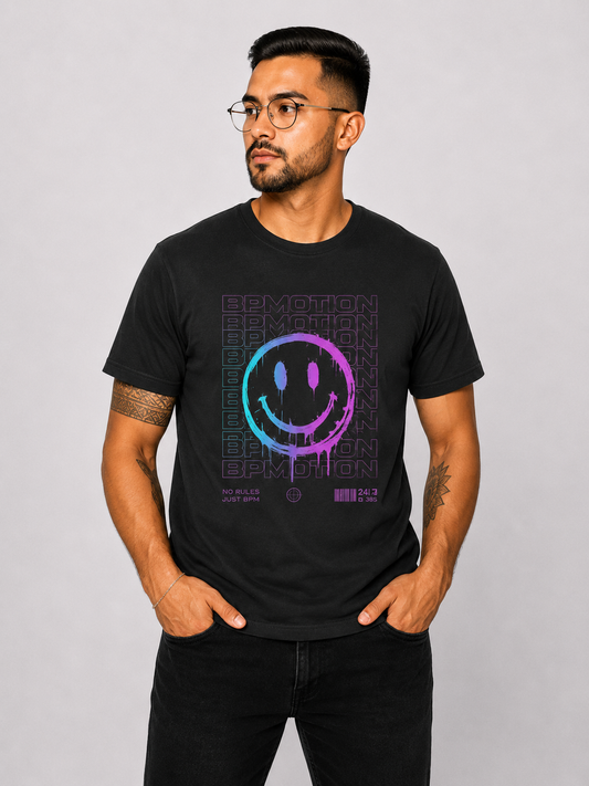 BPMOTION T-Shirt Neon Smile