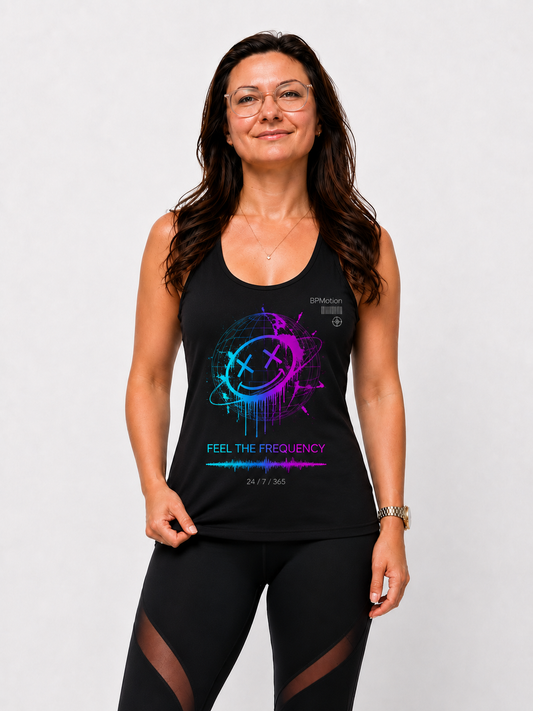 BPMotion – Feel The Frequency Ladies Tank Top