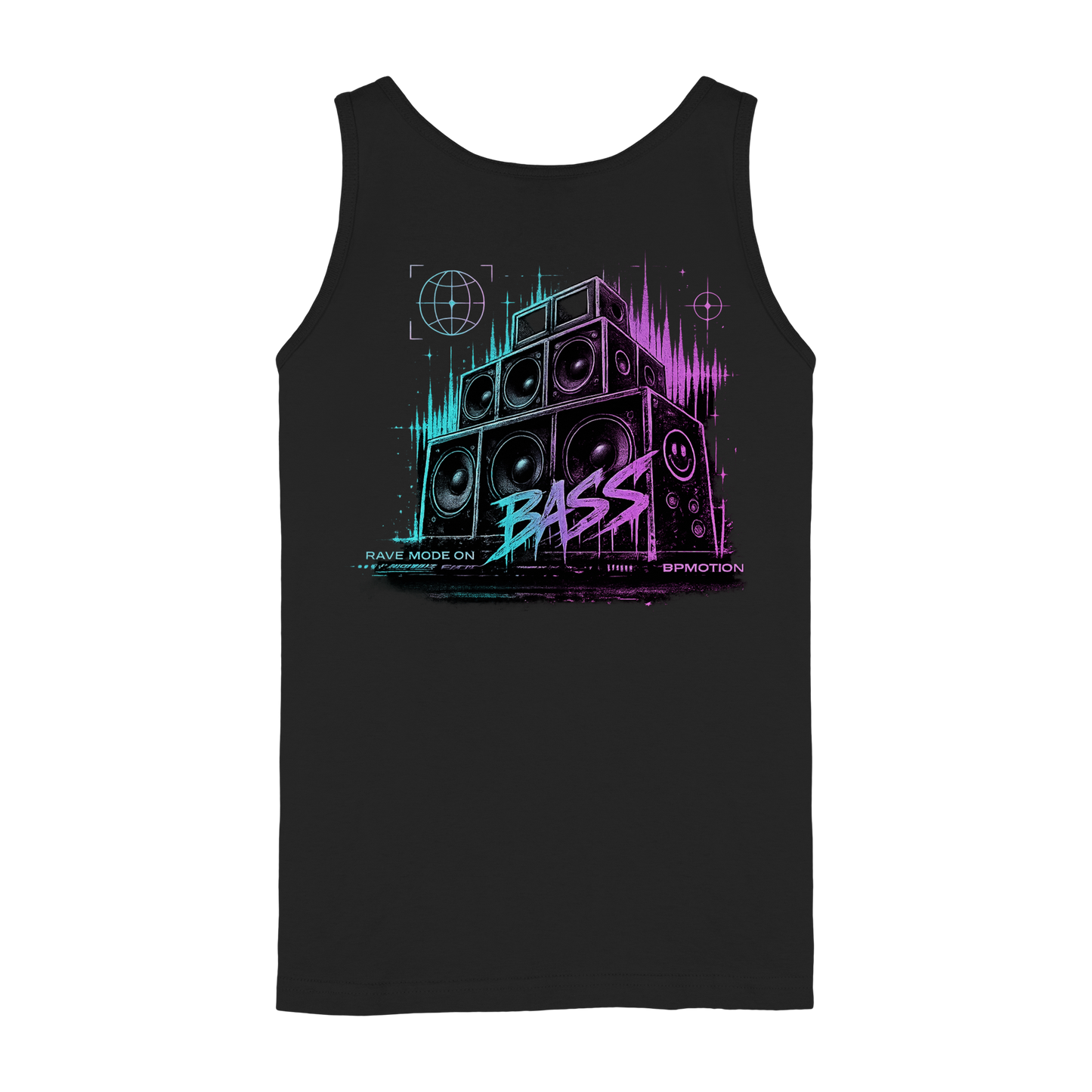 BPMOTION Bass Ladies Tank Top – Neon Rave Edition