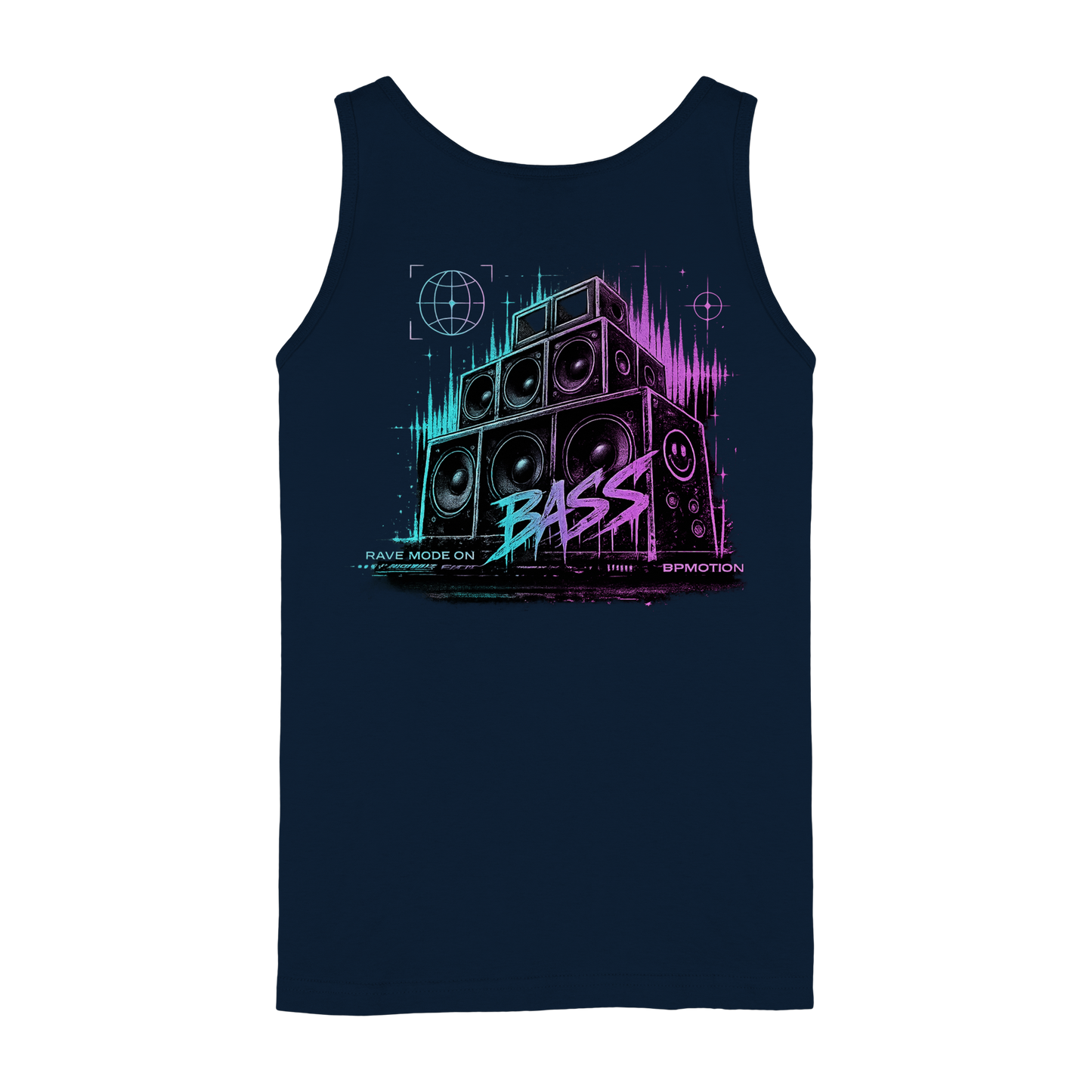 BPMOTION Bass Ladies Tank Top – Neon Rave Edition