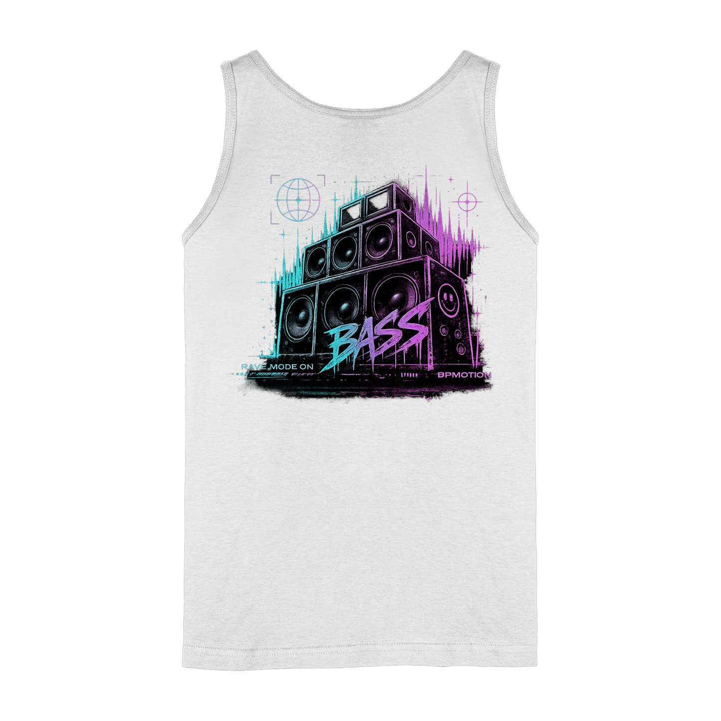 BPMOTION Bass Ladies Tank Top – Neon Rave Edition