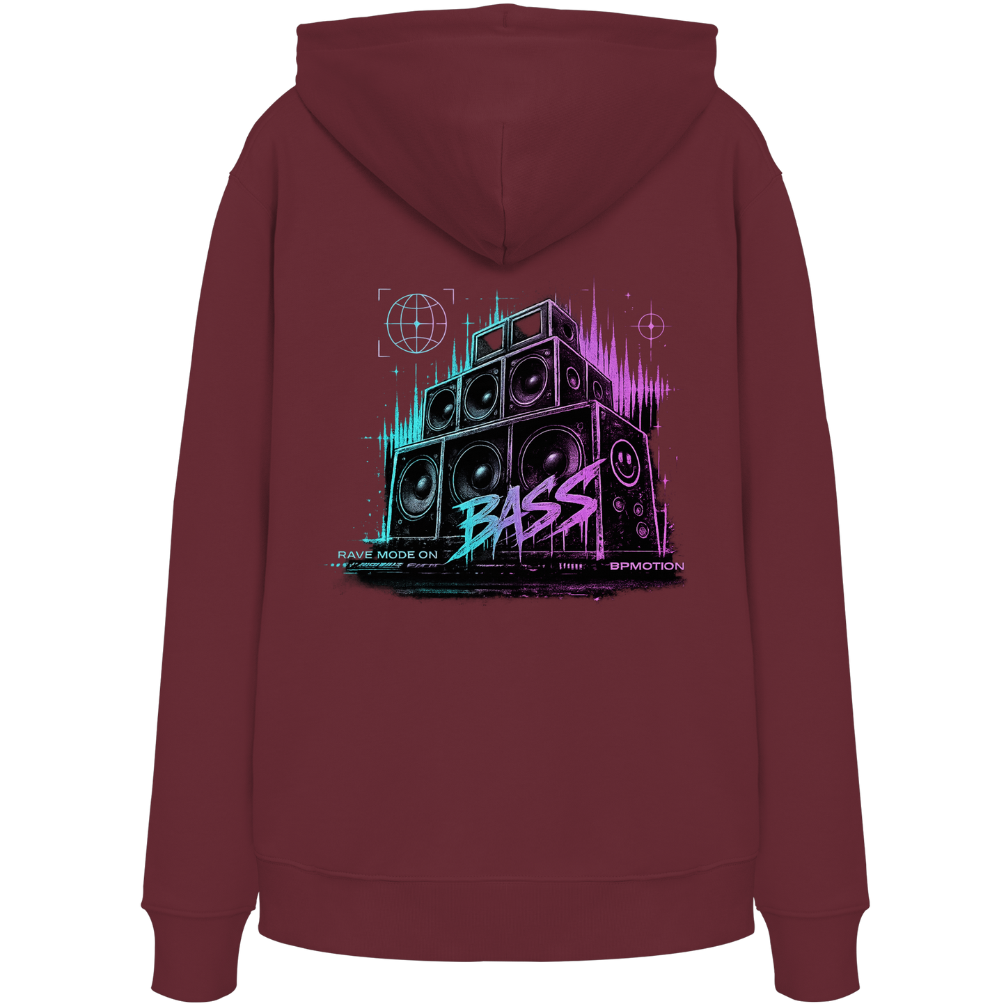 BPMOTION Bass Hoodie – Neon Rave Edition