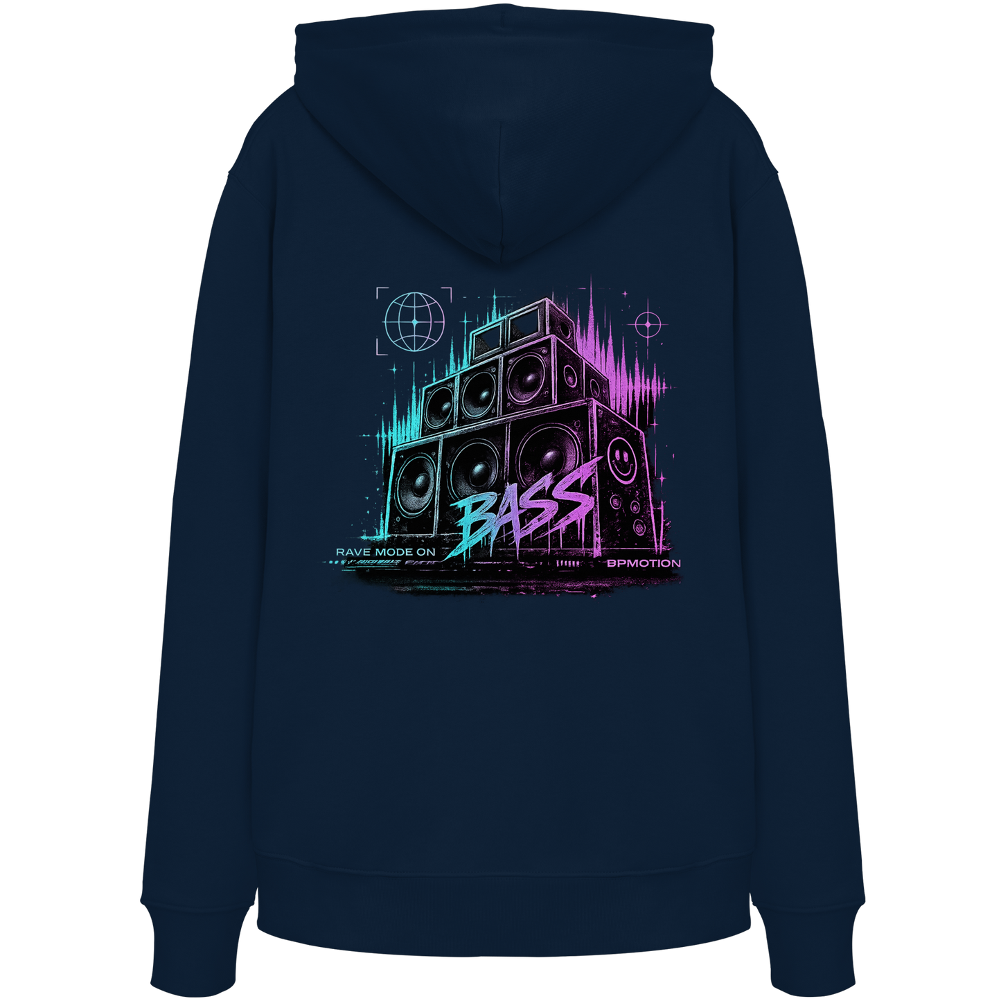 BPMOTION Bass Hoodie – Neon Rave Edition