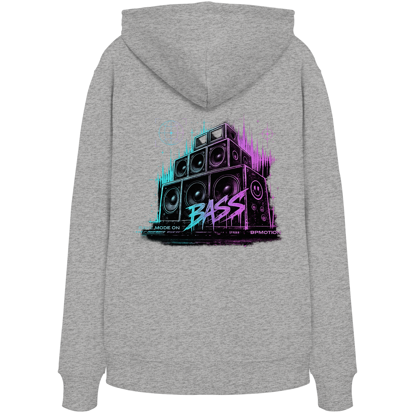 BPMOTION Bass Hoodie – Neon Rave Edition