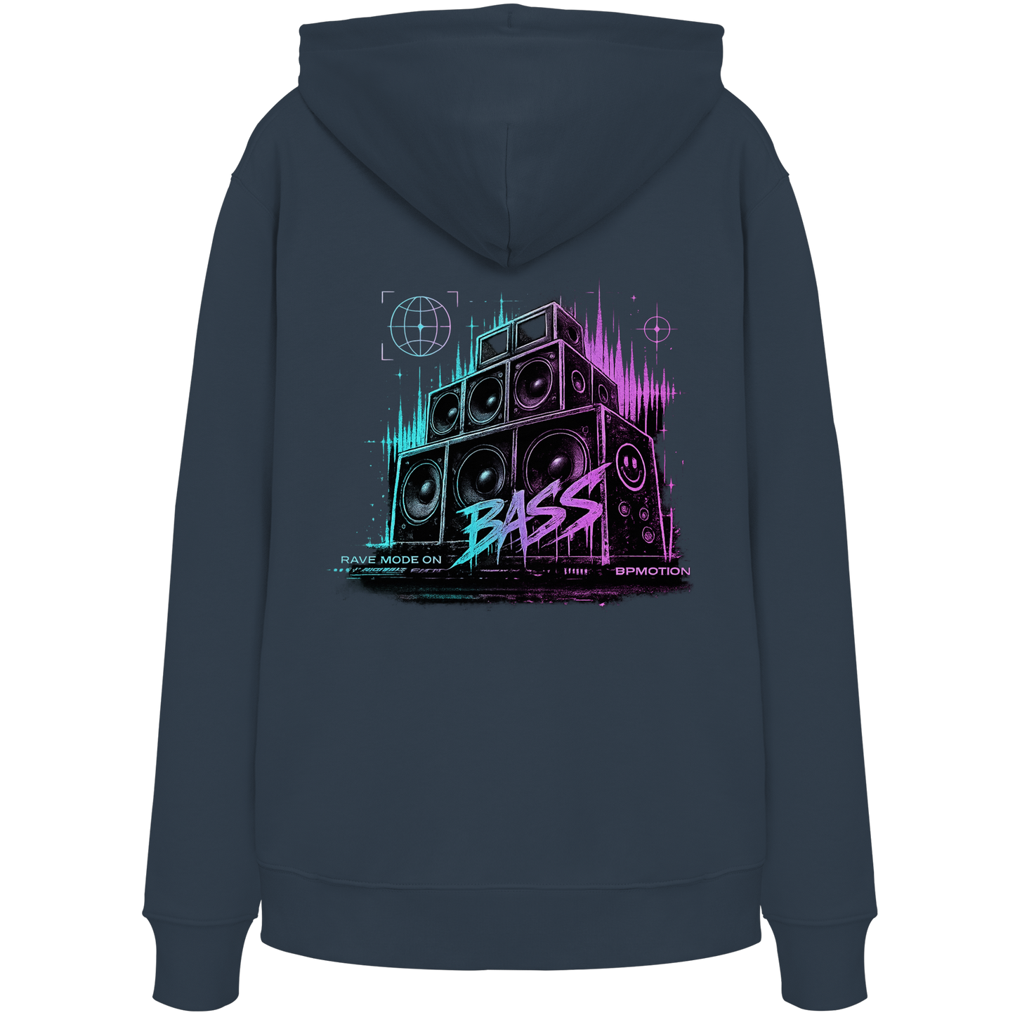 BPMOTION Bass Hoodie – Neon Rave Edition