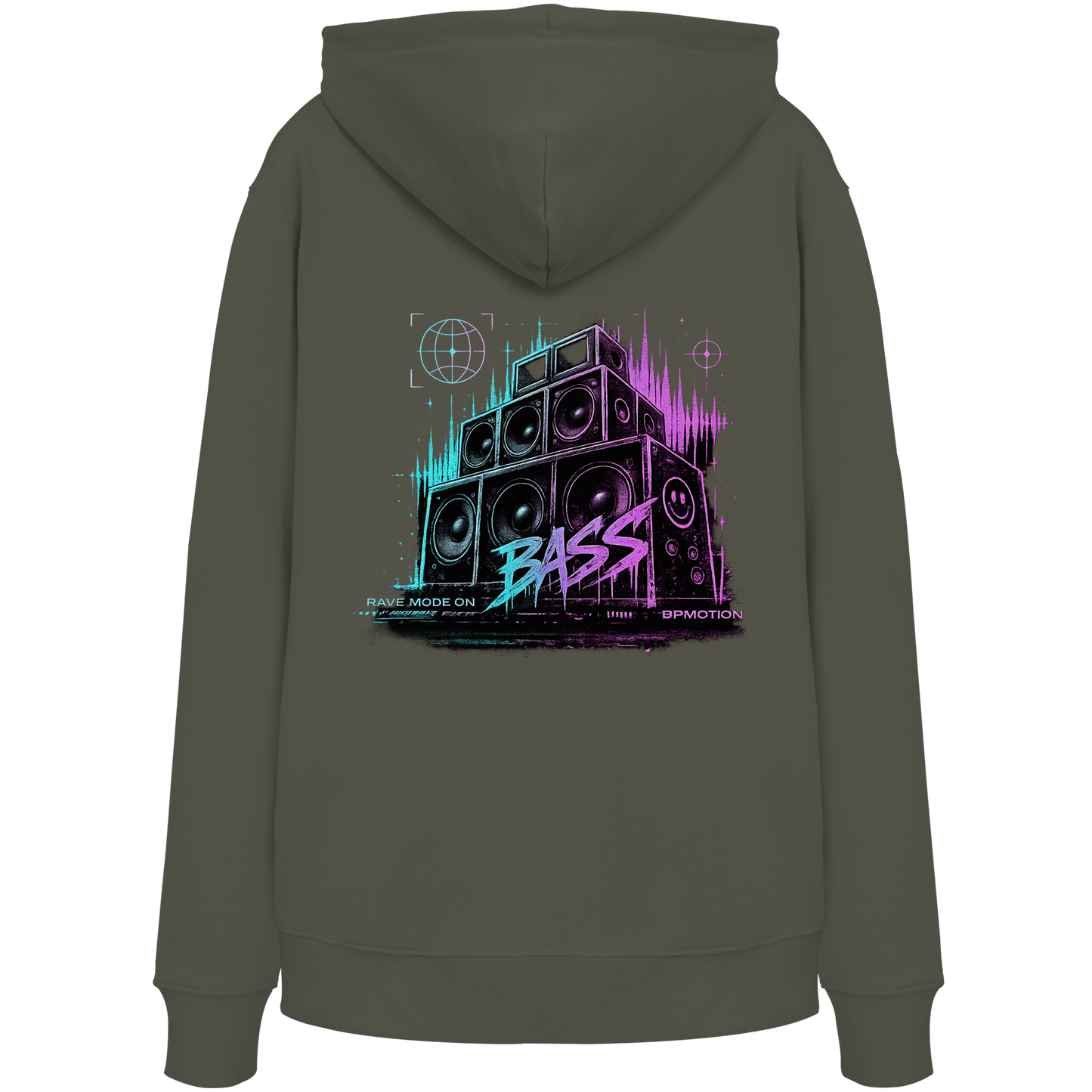 BPMOTION Bass Hoodie – Neon Rave Edition