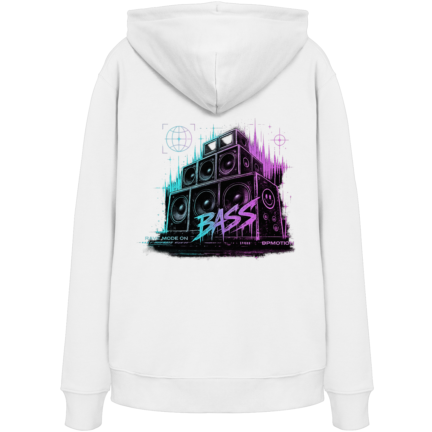 BPMOTION Bass Hoodie – Neon Rave Edition