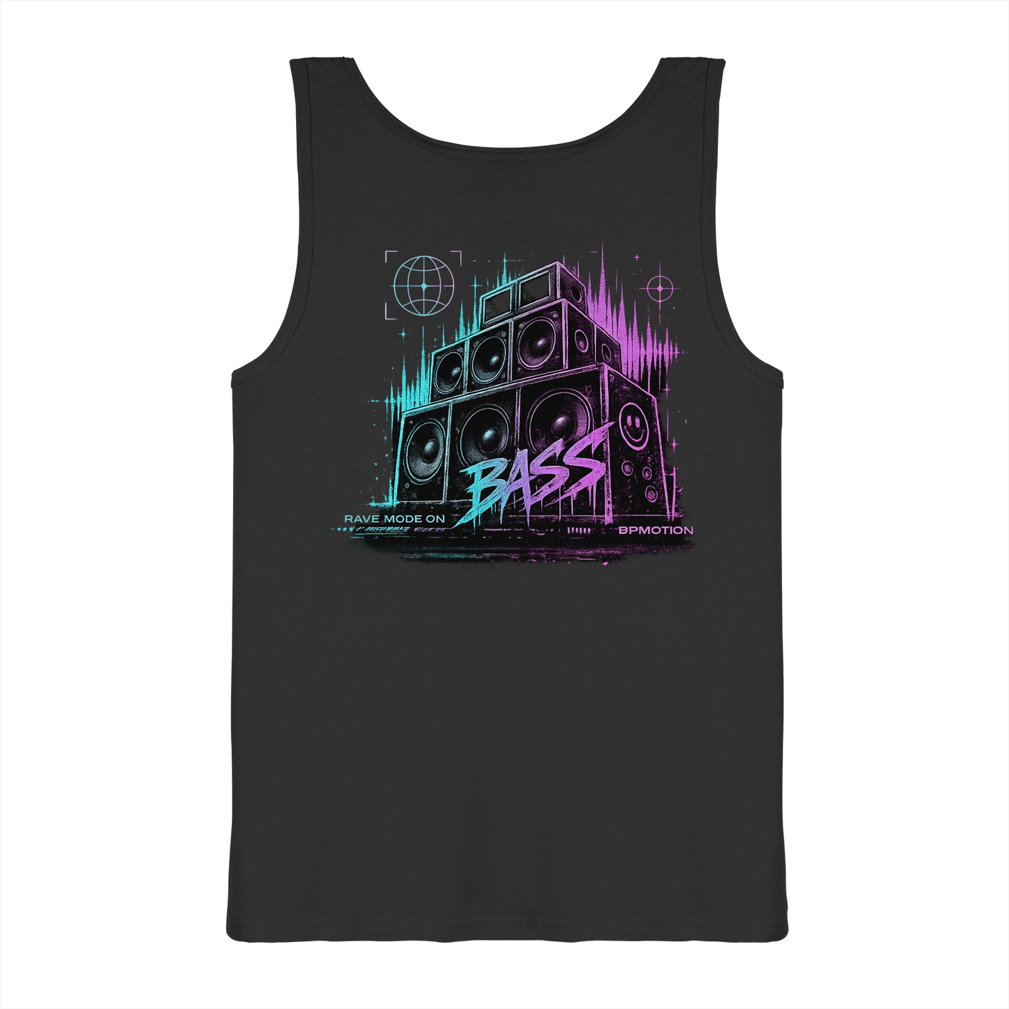 BPMOTION Bass Tank Top – Neon Rave Edition