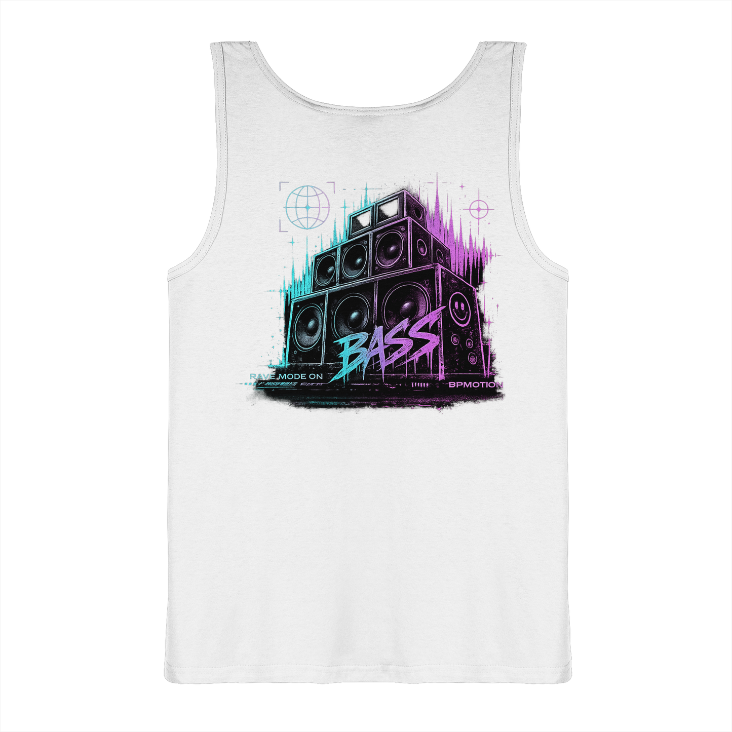 BPMOTION Bass Tank Top – Neon Rave Edition