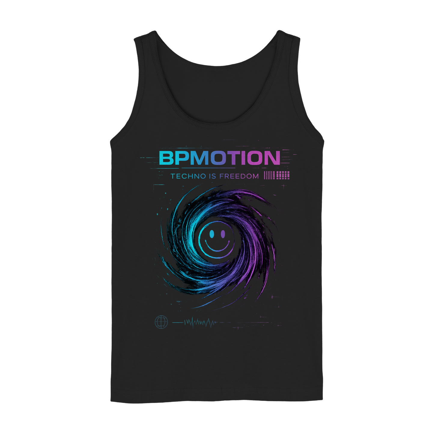 BPMOTION Techno Is Freedom Ladies Tank Top