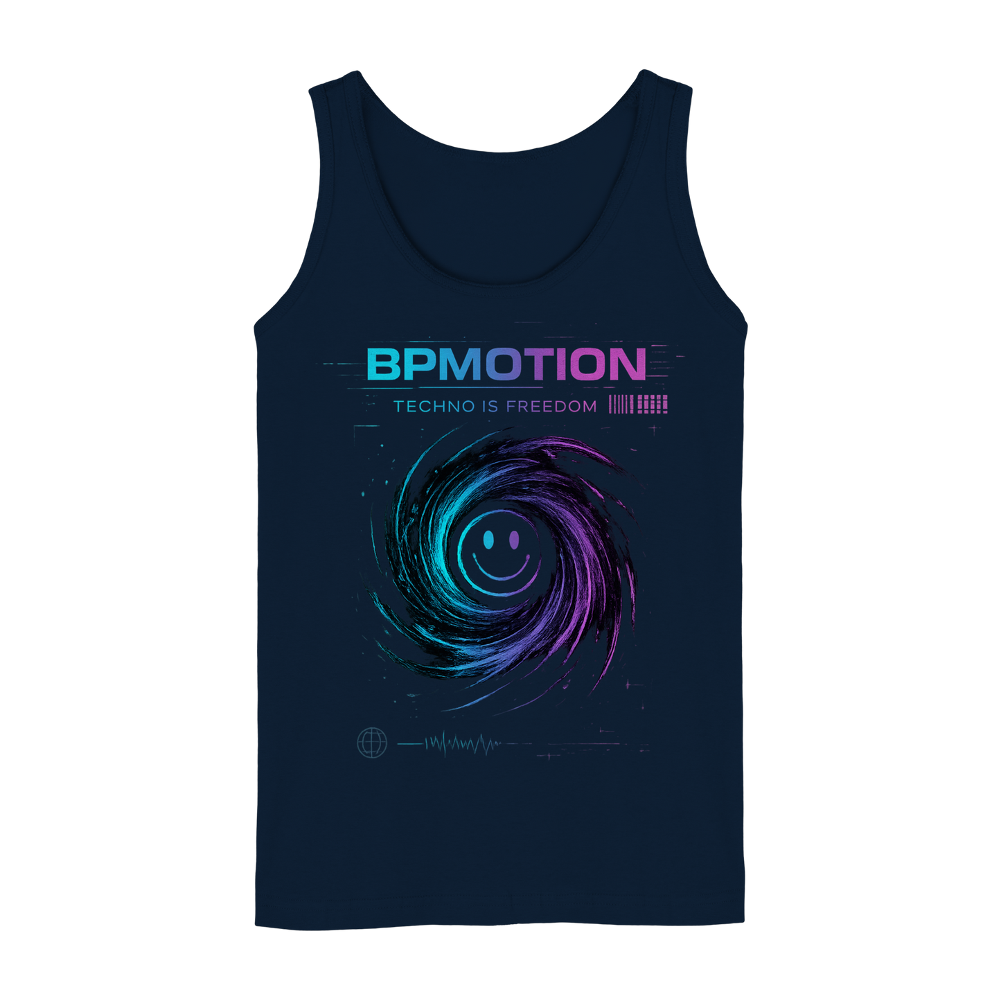 BPMOTION Techno Is Freedom Ladies Tank Top