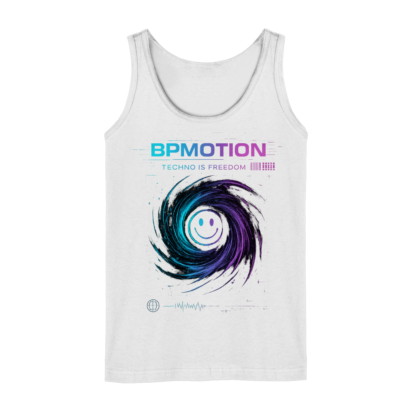 BPMOTION Techno Is Freedom Ladies Tank Top