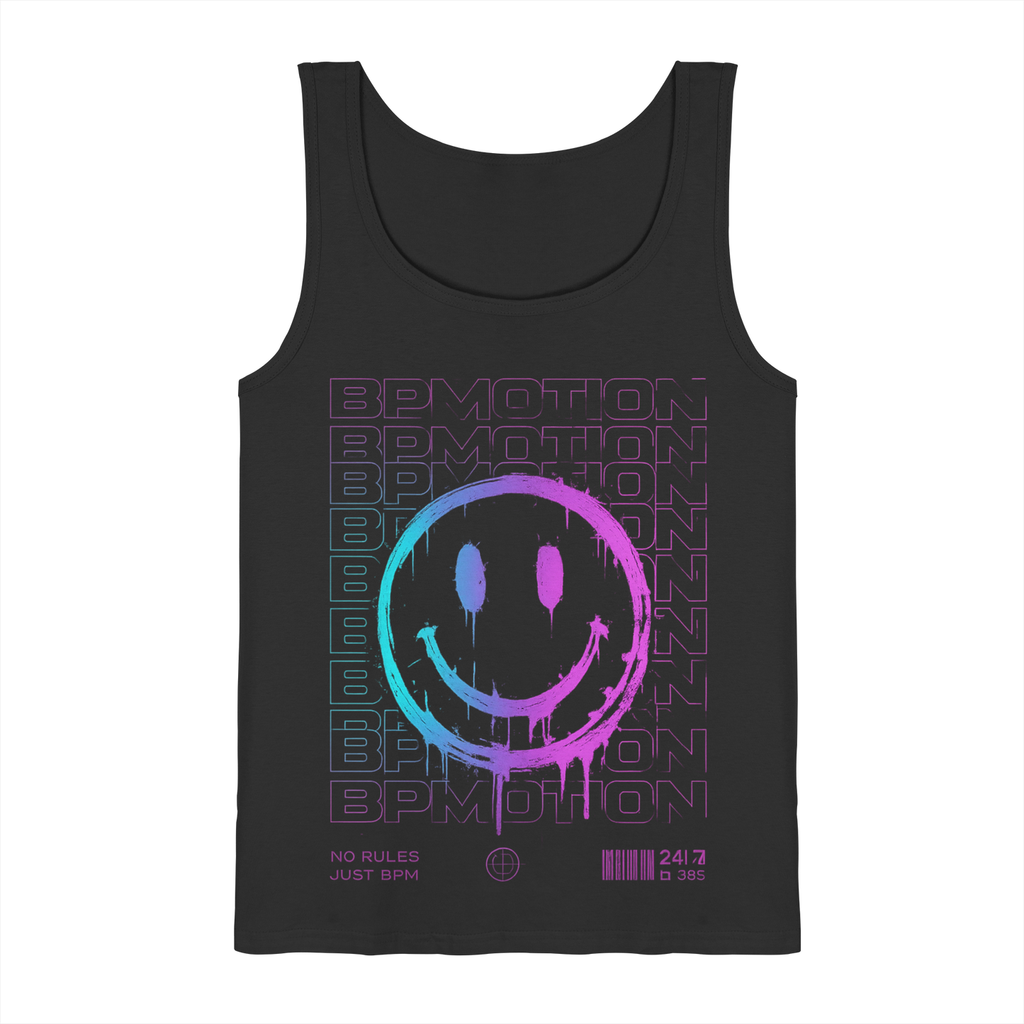 BPMOTION Neon Smile Tank Top